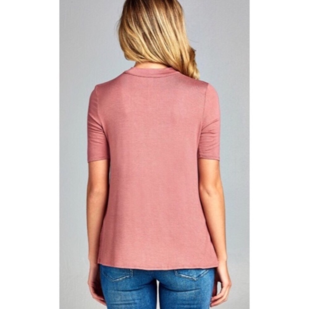 1 LEFT ❗️🎉HP🎉Choker crisscrossed tunic top - Picture 4 of 4